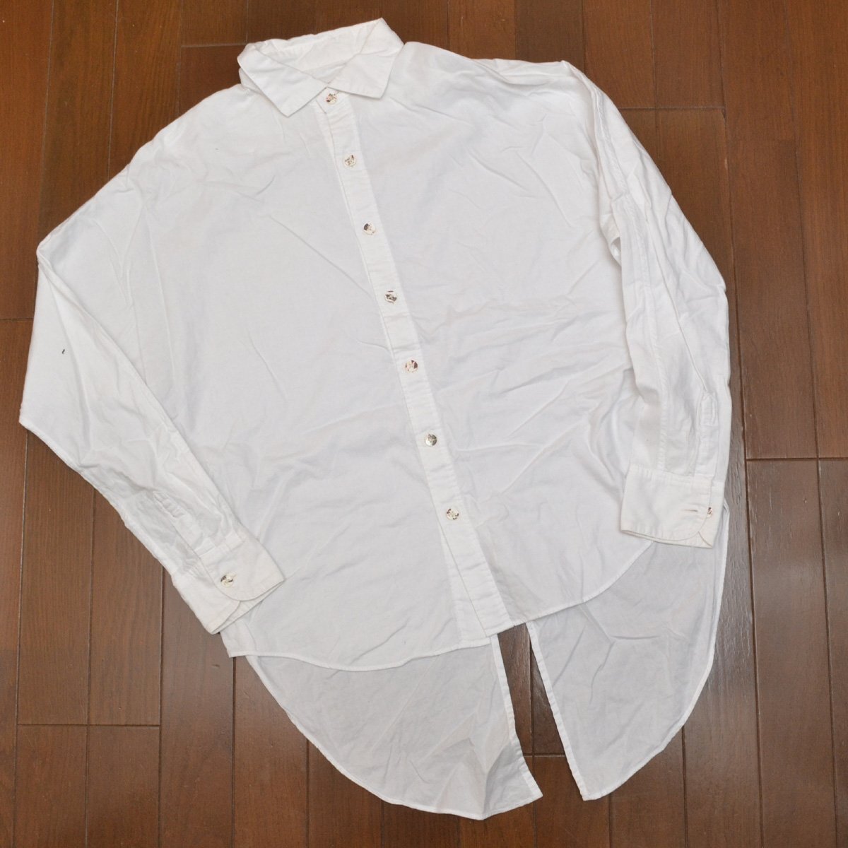 KAPITAL キャピタル ダックテールシャツ 長袖 ホワイト Sサイズ メンズ M689529_画像1