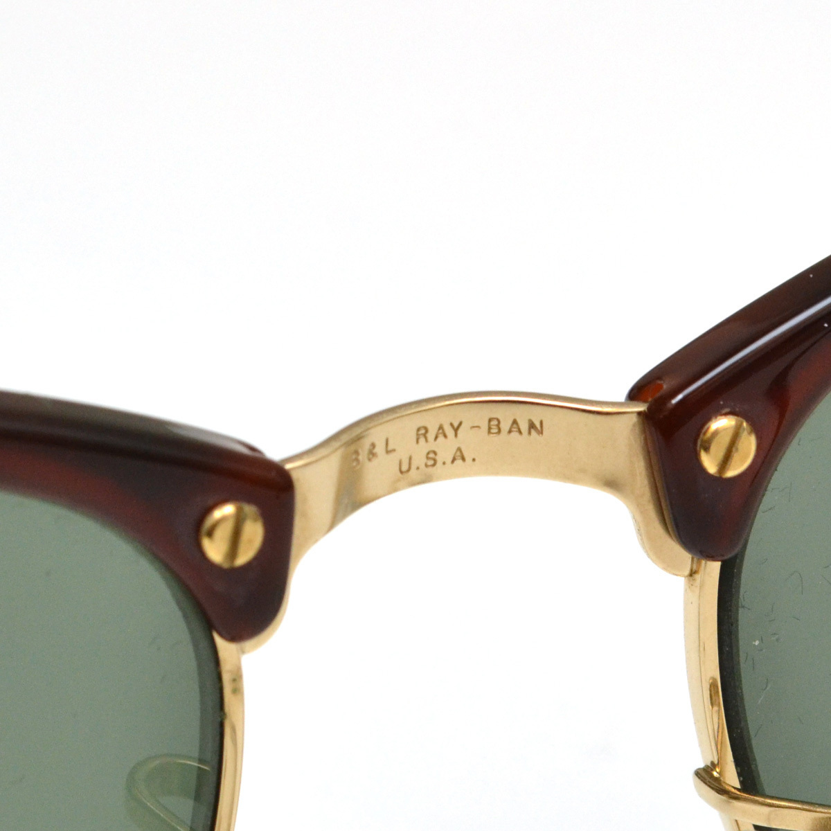 M311669 B&L RayBan ボシュロム社製 W1116 クラブマスター ヴィンテージ サングラス_画像6