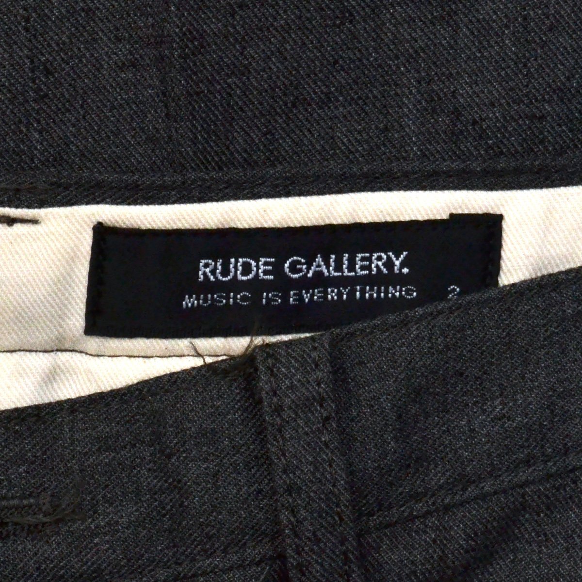 RUDE GALLERY ルードギャラリー TOKYORUDE チェーン刺繍 チノパンツ 2サイズ メンズ M773830_画像4