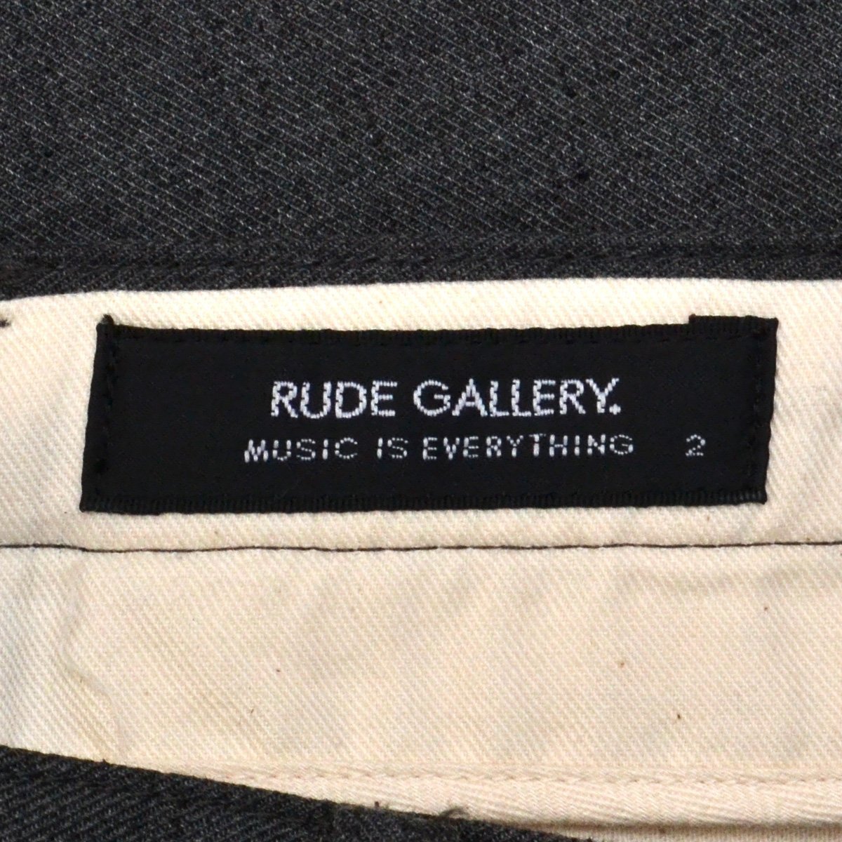 RUDE GALLERY ルードギャラリー TOKYORUDE チェーン刺繍 チノパンツ 2サイズ メンズ M773830_画像7