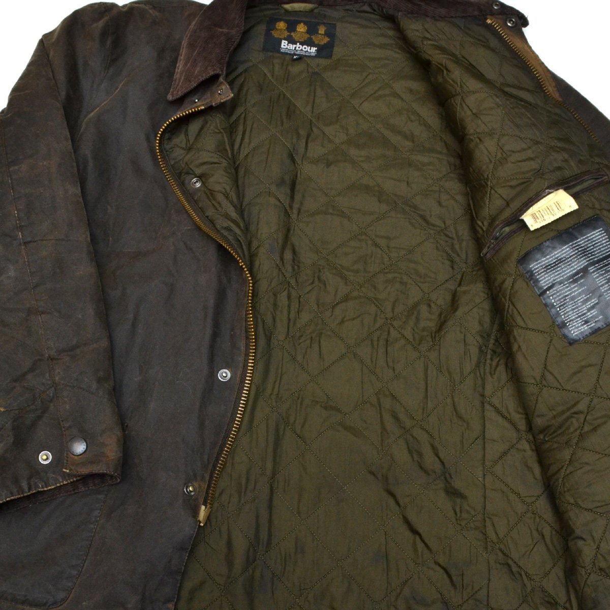 Barbour バブアー ETON ワックスコットンジャケット オイルドジャケット XXLサイズ メンズ ヴィンテージ M600853_画像4