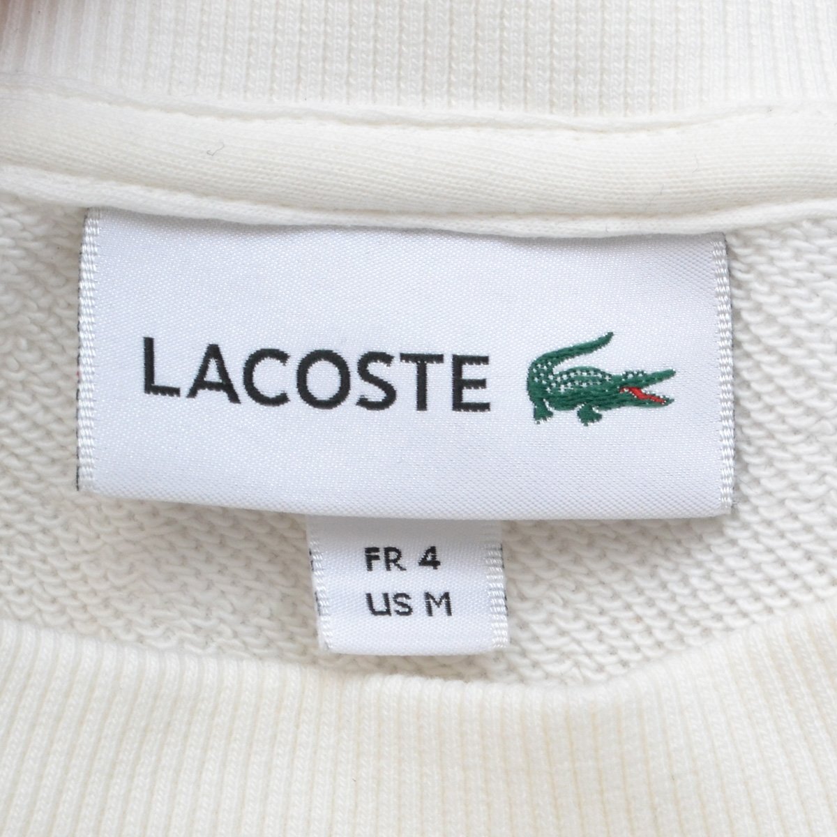 LACOSTE ラコステ 金ラコ ビッグロゴスウェットシャツ 長袖 メンズ トレーナー SH954LJ Mサイズ M813018_画像6