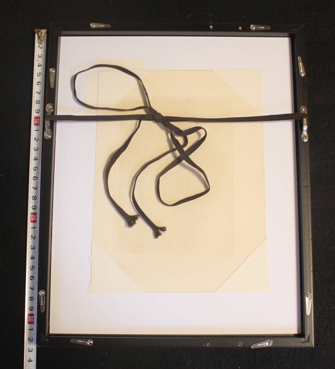 【真作】池田満寿夫銅版画額『マドンナの真珠』限185、1976年、サイン_画像4