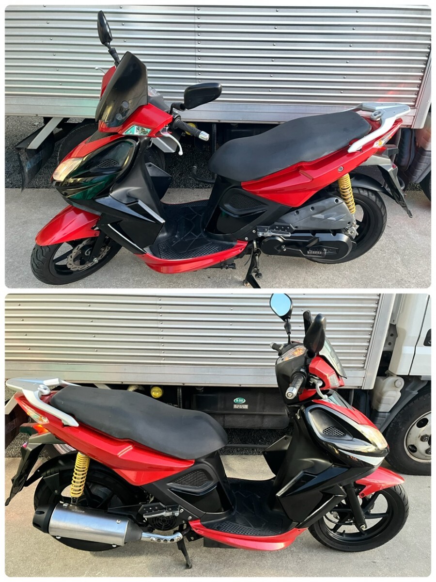 [ двигатель один хороший departure старт ]KYMCO Sports Kymco Super8 125cc super 8 пробег распродажа сертификат инструкция есть текущее состояние 