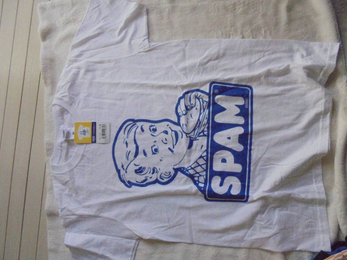 SPAM スパム　はん袖シャツ　Sサイズ　新品_画像1