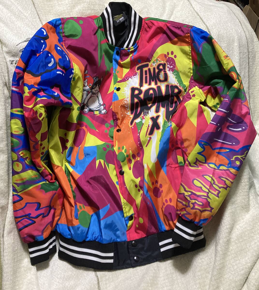 超稀少直輸入新品!!高橋ヒロム/新日本プロレス公式ライセンスNJPW「スカジャン」Nerds Clothing 海外Lサイズ/LIJ ロスインゴベルナブレスの画像2