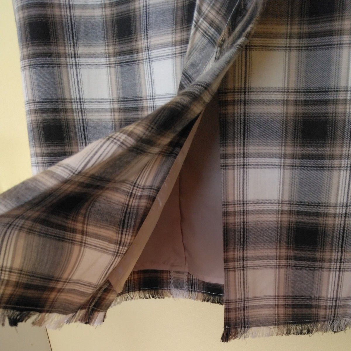 【新品未使用品】Ｓサイズ　チェック スカート ロングスカート 巻きスカート　ラップスカート　かわいい　オシャレ　ガーリー