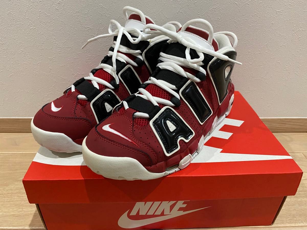 Nike Air More Uptempo ’96 "Black and Varsity Red" (2021) 27.5cm