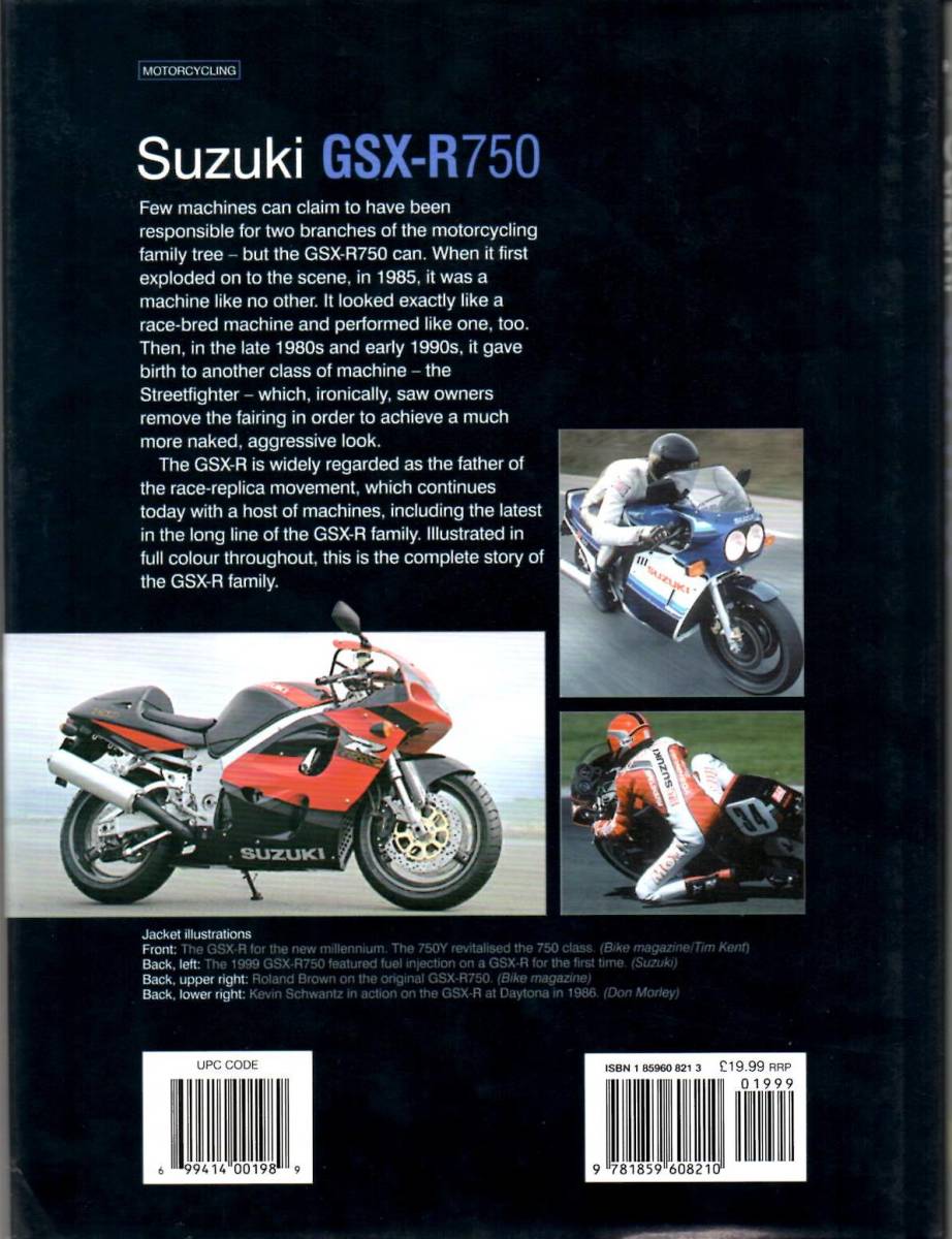 送料無料★洋書 ハードカバー Suzuki スズキ GSX-R750 Haynes Great Bikes Rob Simmonds_画像2