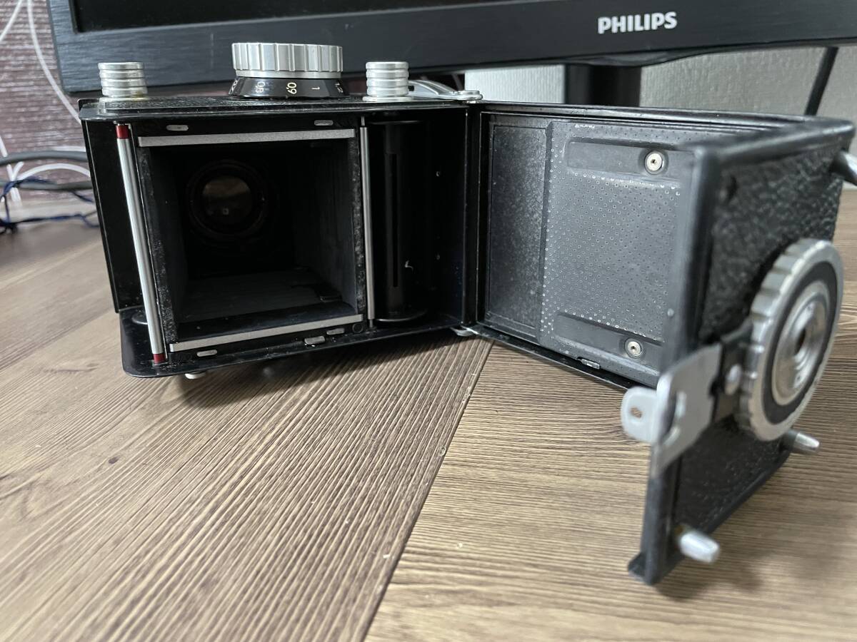 珍しい二眼レフカメラ PRIMOFLEX  AUTOMAT 7.5cm 1:3.5 プリモフレックス  automat primoflexの画像5