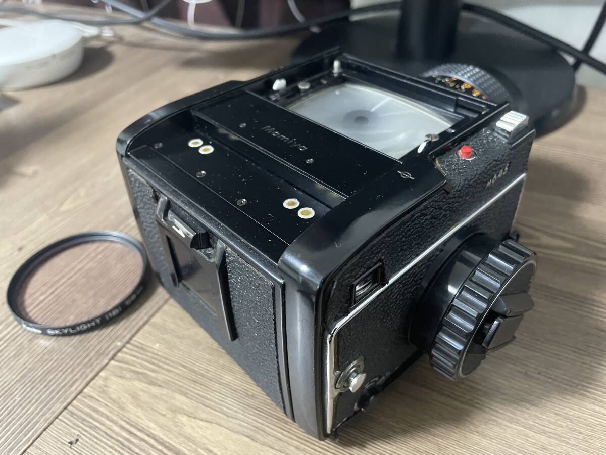 Mamiya 645 M645 ＋ 珍しい SEKOR 70mm 1:2.8 E  フィルター付 マミヤ TL Pro SUPER 対応レンズの画像3