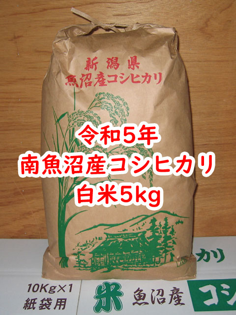 令和5年★南魚沼産コシヒカリ★白米5kg★産地直送★_画像1