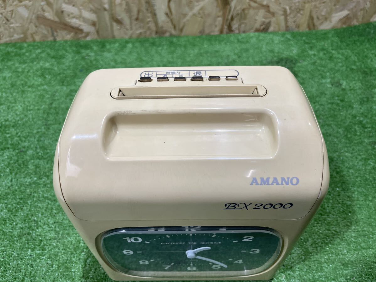 3B81 アマノ AMANO BX2000 タイムレコーダー タイムカード_画像2