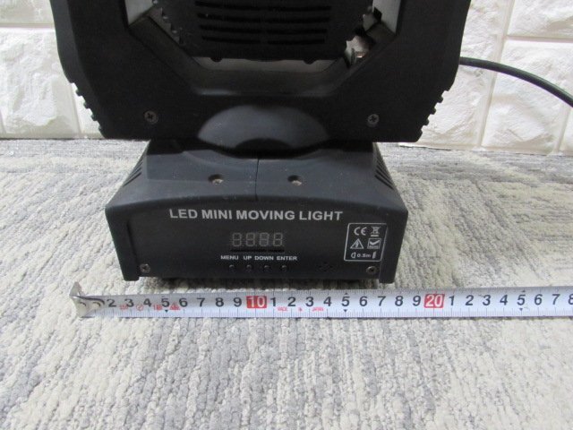 ライティングOK★GLX-007AA MINI LED SPOT 60W ムービングライト 2灯 舞台照明 スポット 2019年製 _画像9