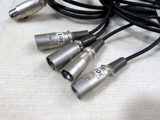 チェック済◇ CANARE カナレ L-4E6S /L-4E5C ◇ 立ち上げ・マイクケーブル 12本 / XLR オス、メス ◇出音良好④_画像6