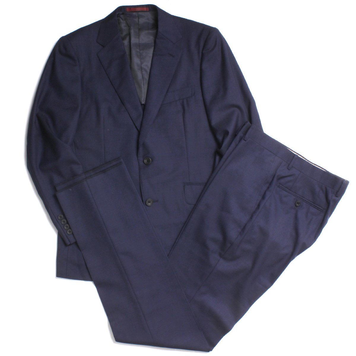 TimothyEverest スーツ size36L ネイビー 332C0032 ティモシー・エベレス テーラードジャケット/ノータックパンツ セットアップ