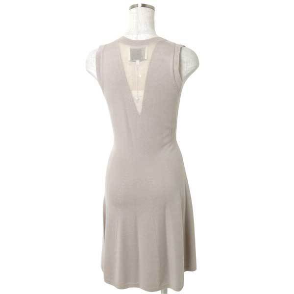 【SALE】新品 3.1 Phillip Lim sleeveless dress w/sheer neck 定価63,000円 sizeXS ベージュ PS13-7842PMW フィリップリム ワンピース