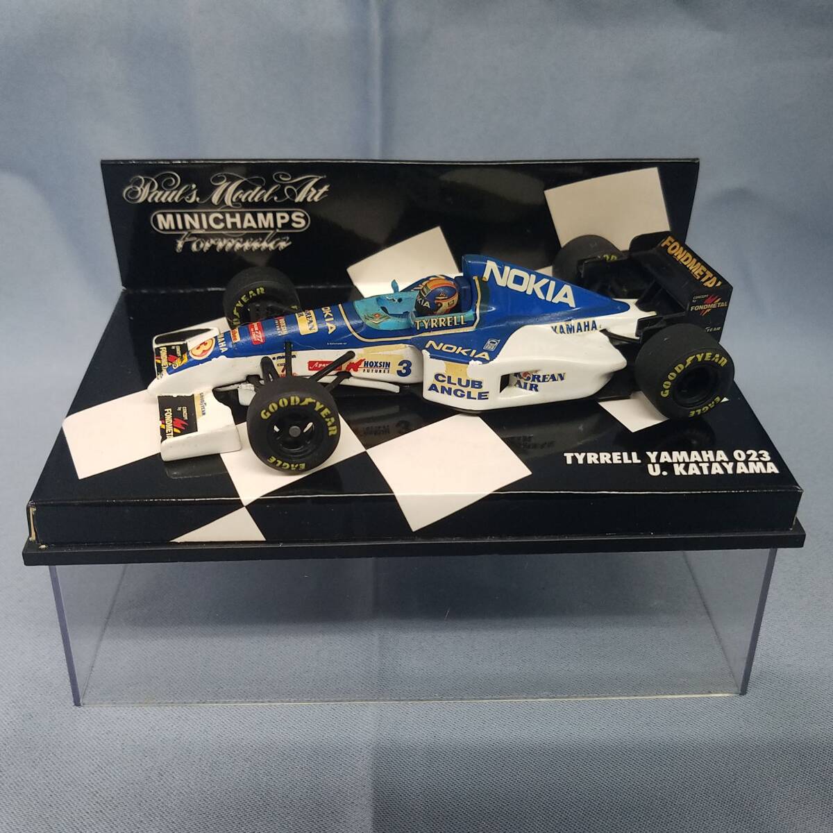 ミニチャンプス　MINICHAMPS　F1　ティレル ヤマハ　TYRRELL YAMAHA 023　片山右京　U.KATAYAMA　1/43_画像1