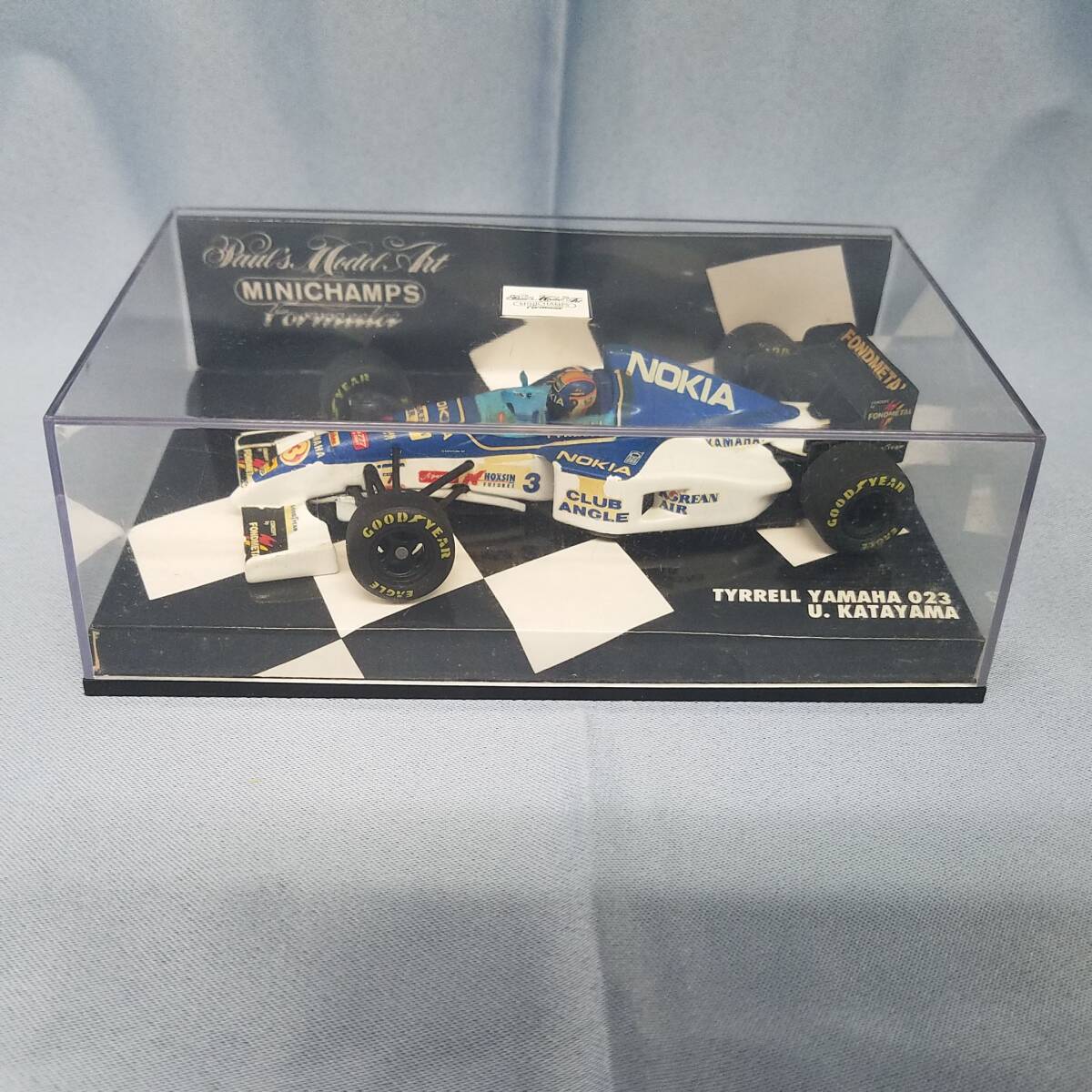 ミニチャンプス　MINICHAMPS　F1　ティレル ヤマハ　TYRRELL YAMAHA 023　片山右京　U.KATAYAMA　1/43_画像7