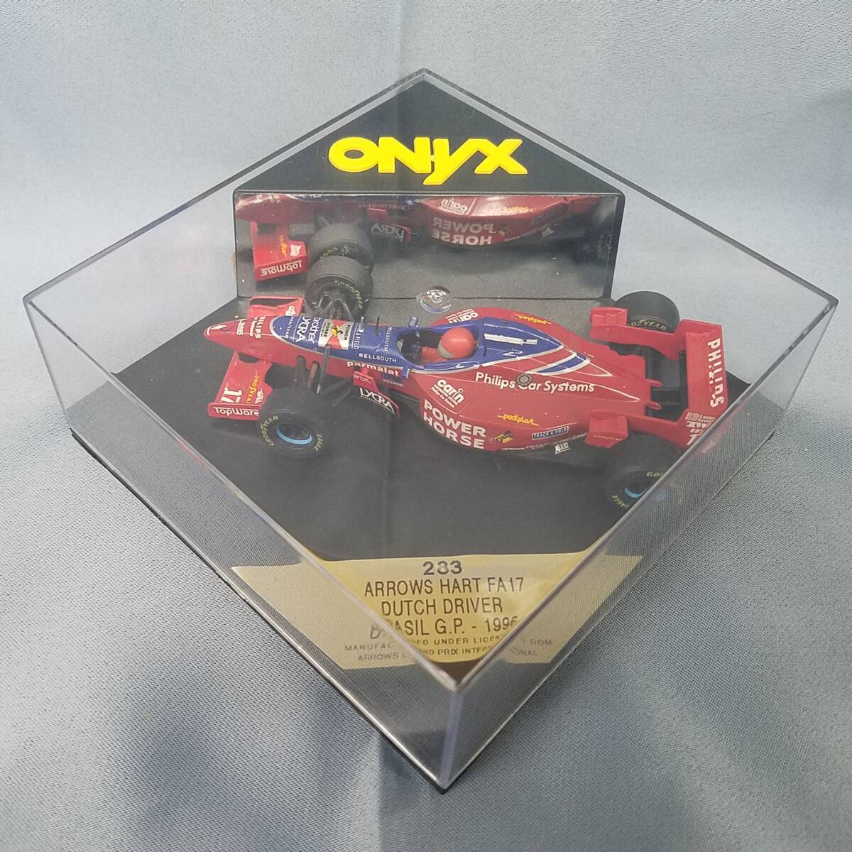 オニキス ONYX　F1　アローズ ハート ARROWS HART FA17 ヨス フェルスタッペン ブラジルGP BRASIL GP 1996　1/43_画像7