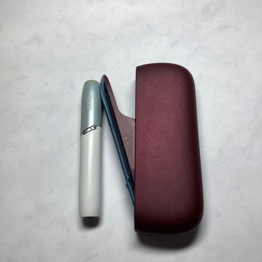 01.239 売り切り！【訳あり】iQOS3DUO ワインレッド アイコスデュオ の画像2