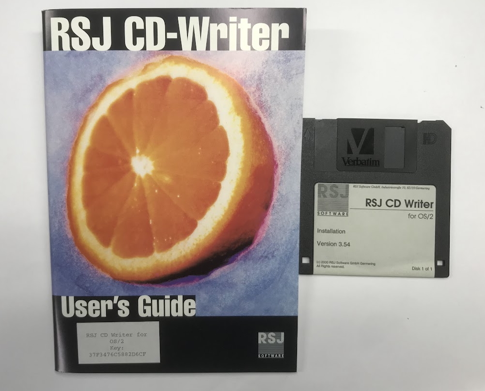 【ジャンク】RSJ CD-Writer for OS/2