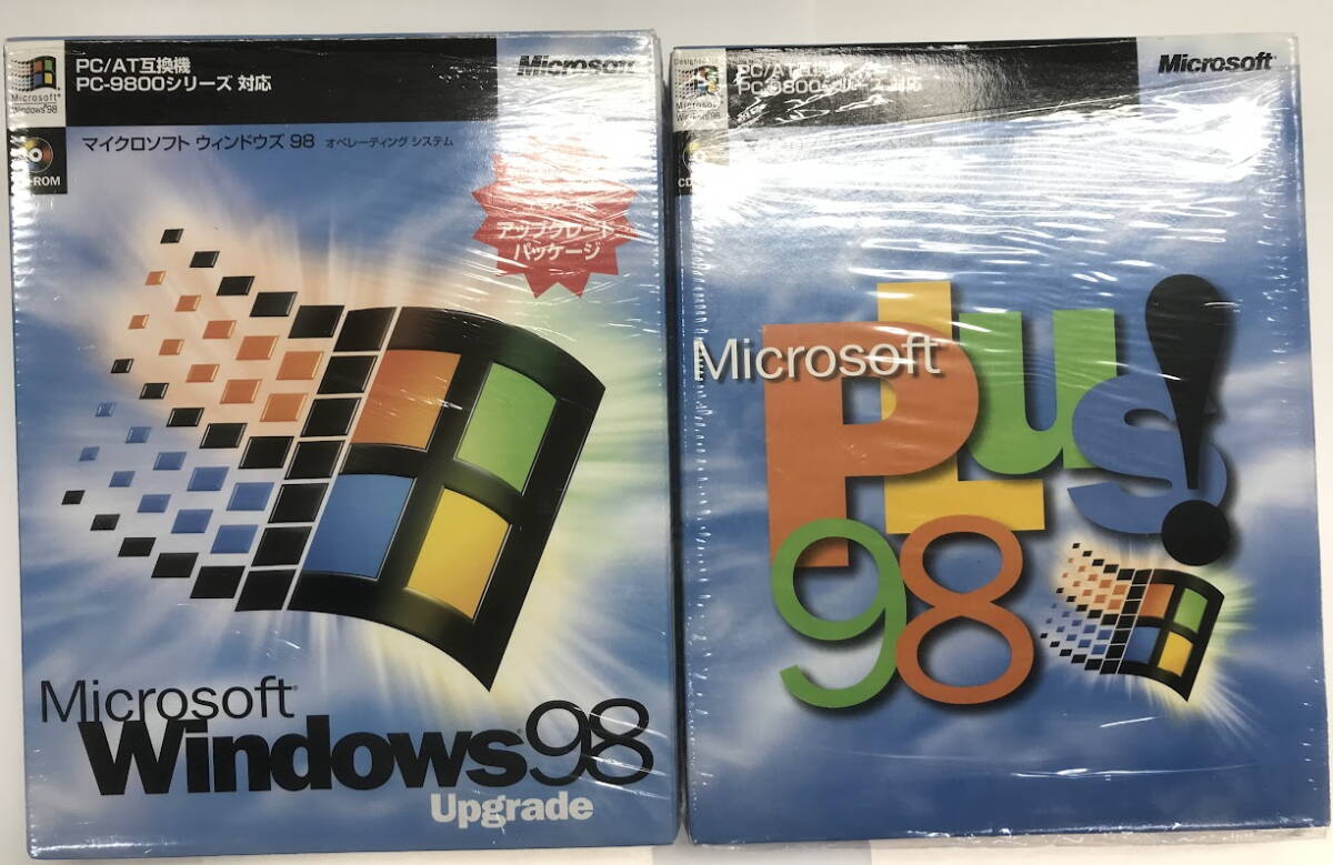 【ジャンク】Windows98アップグレード/PLUS!98セット_画像1