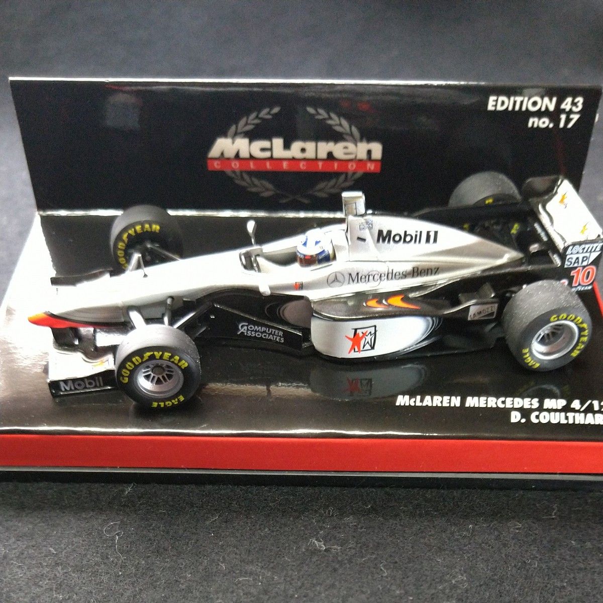 ミニカー 1/43 ミニチャンプス McLAREN MERCEDES MP4/12 D.COULTHARD