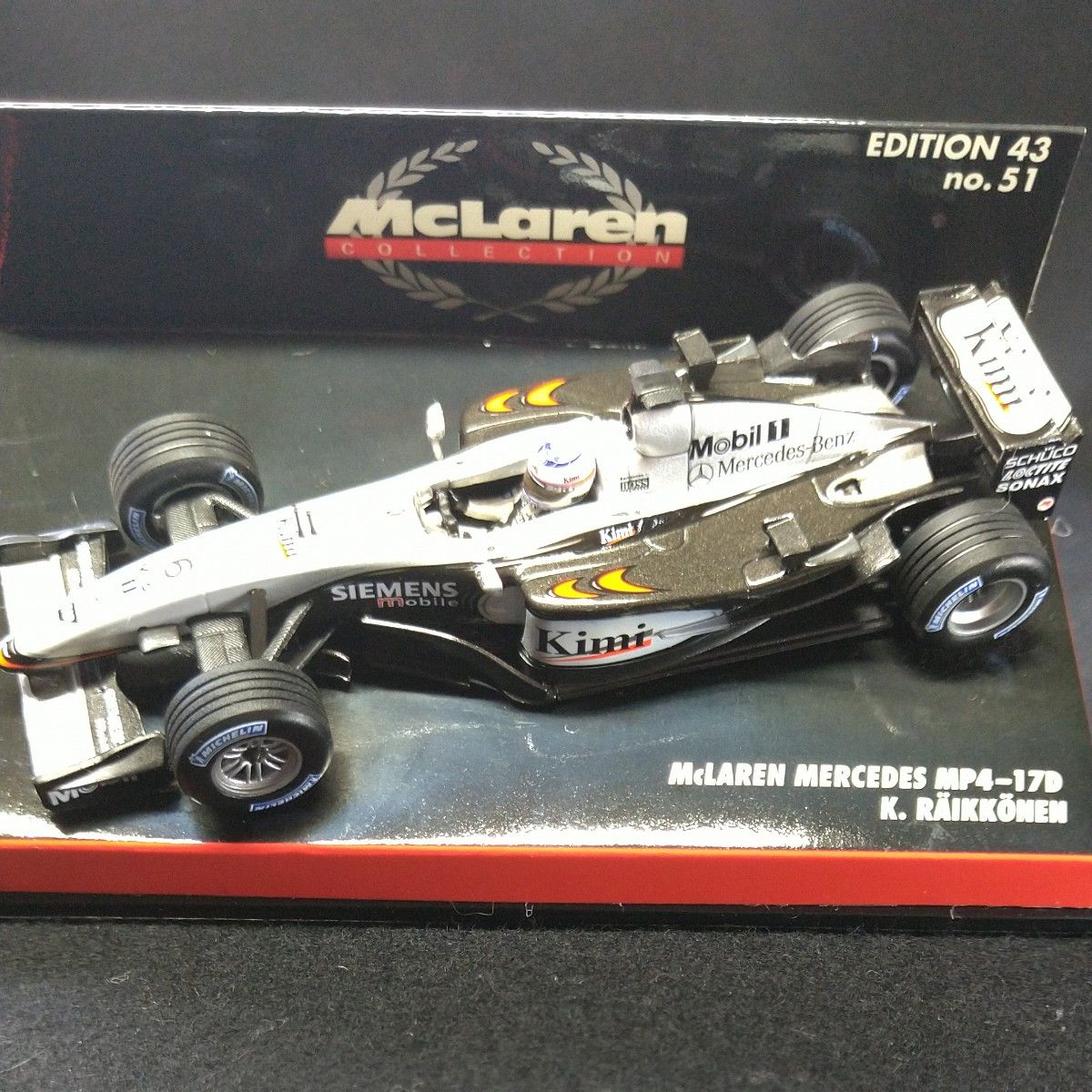 ミニカー 1/43 ミニチャンプス McLAREN MERCEDES MP4-17D K.RAIKKONEN