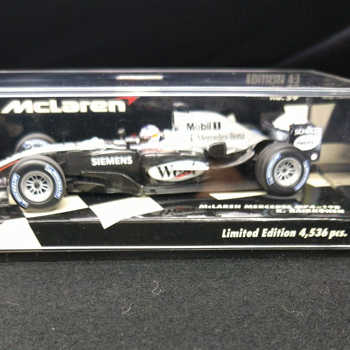 ミニカー 1/43 ミニチャンプス McLAREN MERCEDES MP4-19B K.RAIKKONEN   WEST