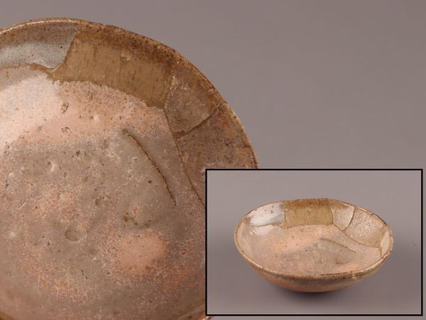 古美術 朝鮮古陶磁器 李朝 皿 時代物 極上品 初だし品 C4743_画像1
