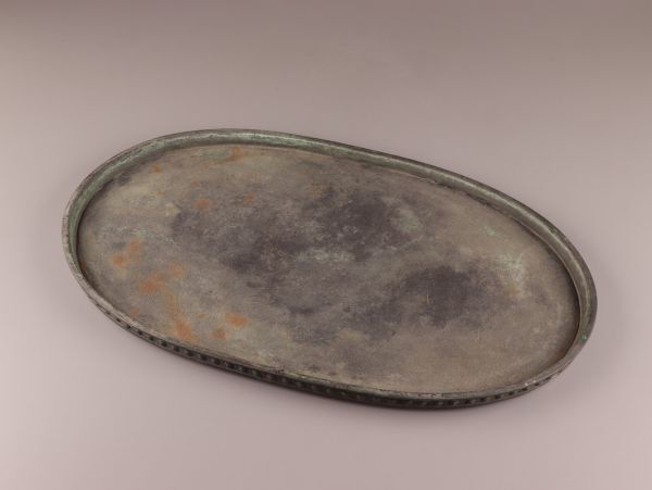中国古玩 唐物 古銅造 水盤 砂鉢 在印 時代物 極上品 初だし品 C4705_画像2