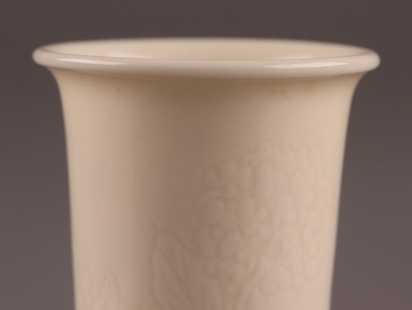 煎茶道具 清風与平 造 在銘 白磁 巾筒 時代物 極上品 初だし品 C4695の画像7
