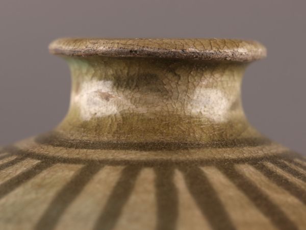 古美術 朝鮮古陶磁器 高麗青磁 梅瓶 時代物 極上品 初だし品 C4835_画像6