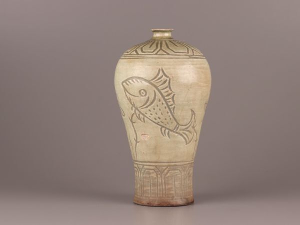 古美術 朝鮮古陶磁器 高麗青磁 梅瓶 時代物 極上品 初だし品 C4835_画像4