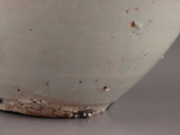 古美術 朝鮮古陶磁器 李朝 白磁 鉢 時代物 極上品 初だし品 C5110_画像9