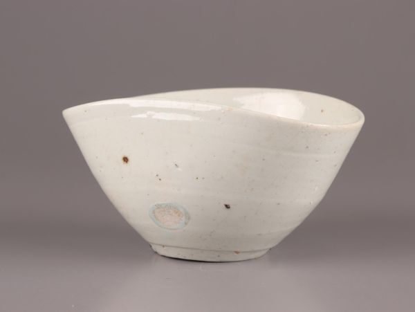 古美術 朝鮮古陶磁器 李朝 白磁 鉢 時代物 極上品 初だし品 C5110_画像4
