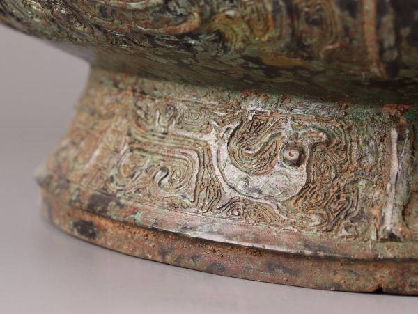 中国古玩 唐物 青銅器 水盤 時代物 極上品 初だし品 C5221_画像8