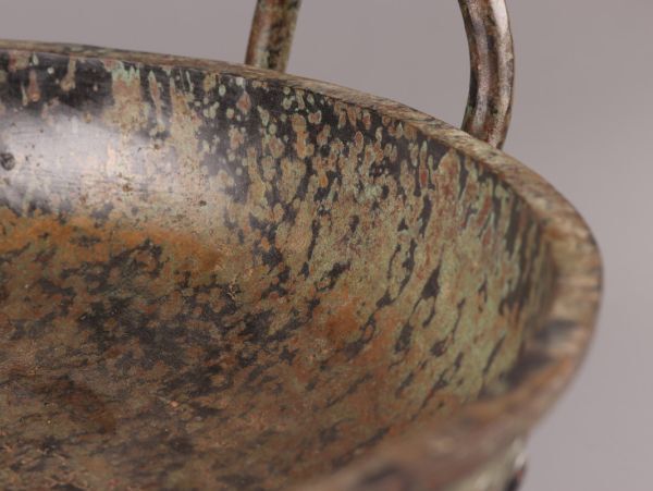 中国古玩 唐物 青銅器 水盤 時代物 極上品 初だし品 C5221_画像6