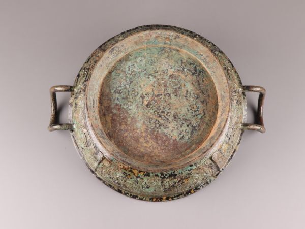 中国古玩 唐物 青銅器 水盤 時代物 極上品 初だし品 C5221_画像10