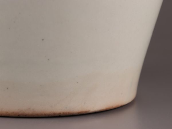 古美術 朝鮮古陶磁器 李朝 白磁 染付 分院 壷 花瓶 時代物 極上品 初だし品 C5341の画像8