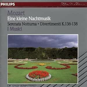 Mozart: Eine Kleine Nachtmusik Mozart (アーティスト), I Musici (アーティスト) 輸入盤CD_画像1
