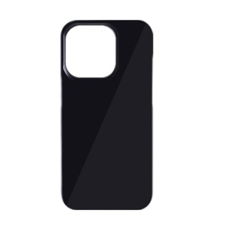 iPhone 14 Pro Max アイフォン アイホン 14 プロ マックス シンプル 無地 光沢 プラスチックハード ケース カバー ブラック 黒色_画像1
