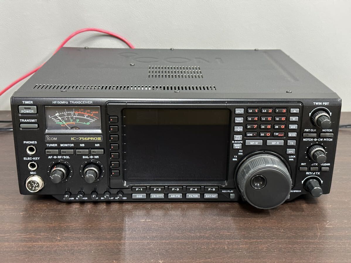 ICOM アイコム IC-756PROⅢ 通電確認済み 現状品_画像5