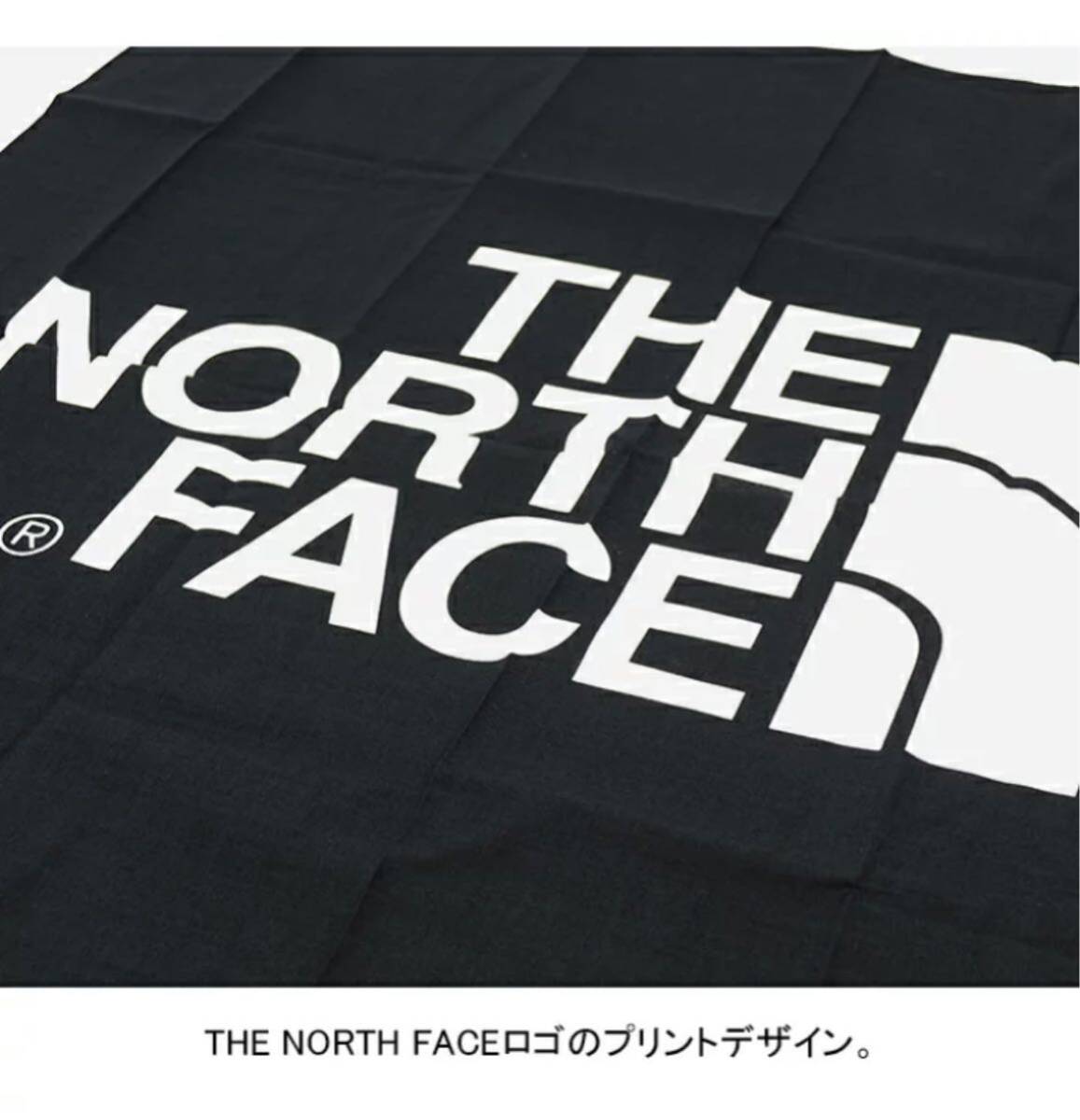 【新品未使用】THE NORTH FACE ザノースフェイス TNF ロゴバンダナ キャンプ スポーツ ユニセックス ブラック 黒_画像4