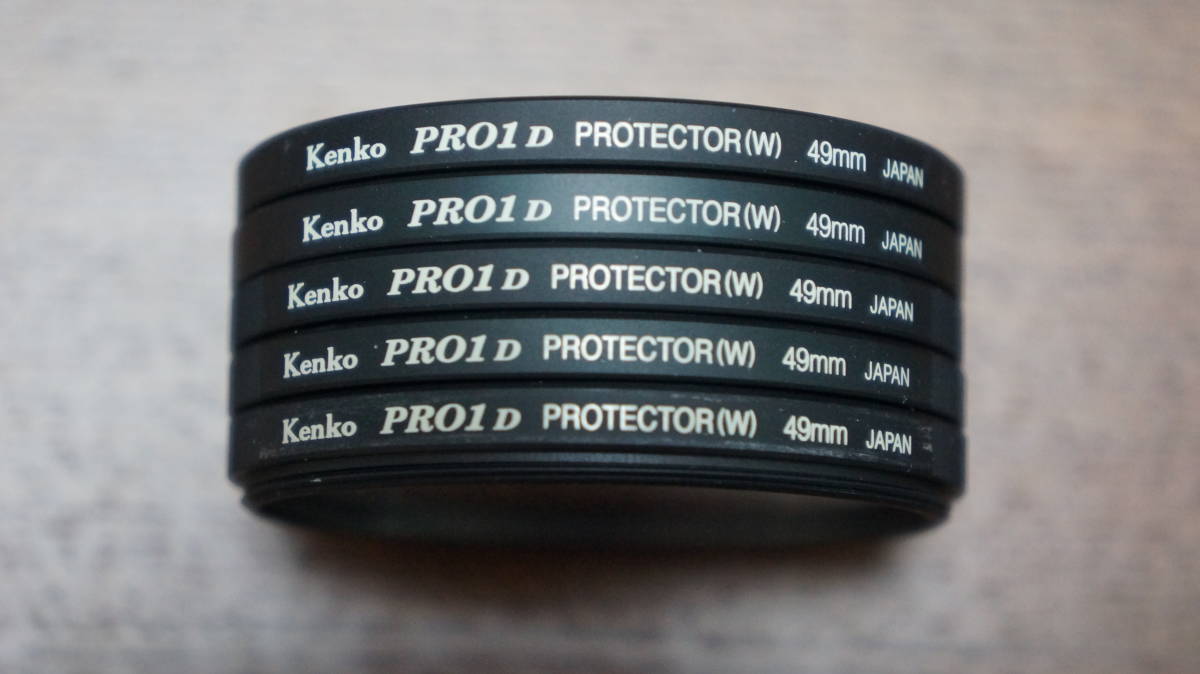 [49mm] Kenko PRO1D PROTECTOR(W) 保護フィルター 680円/枚_画像1