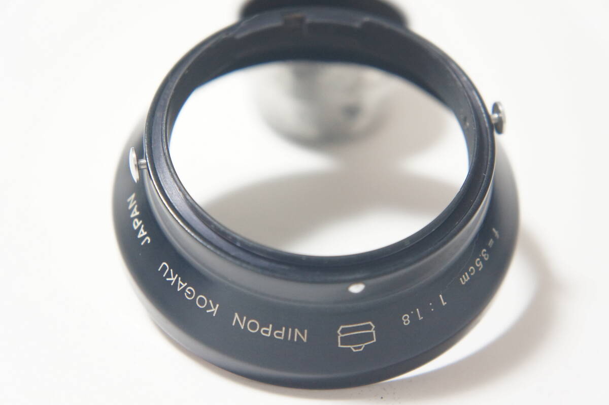 NIPPON KOGAKU / 日本光学 / Nikon W-NIKKOR 3.5cm 1:1.8用純正メタルフード 希少品 [F2938]