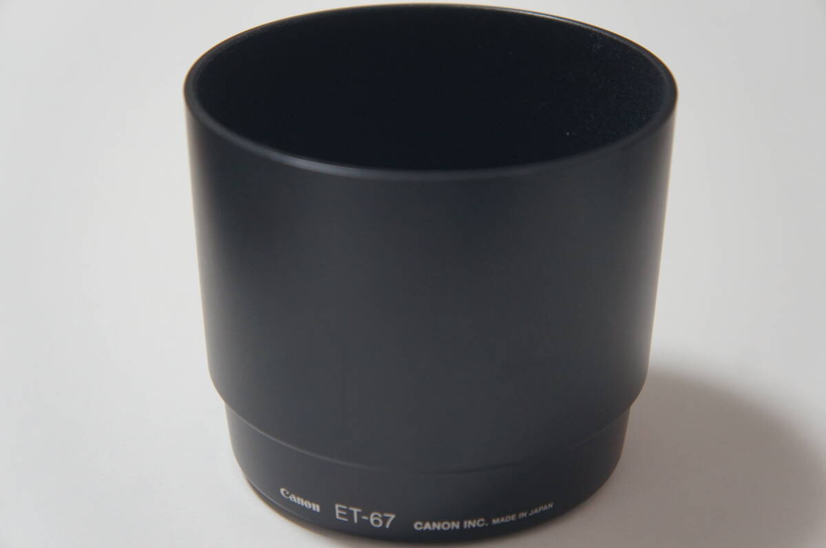 Canon ET-67 EF 100mm F2.8マクロ USM用純正プラフード [F2944]_画像1