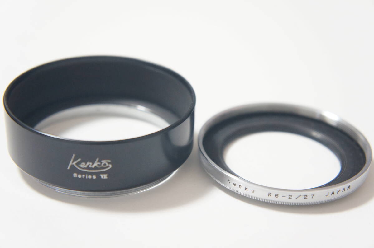 ★美品★[41mm ねじ込み式] Kenko Leica Summarit 50mm F1.5用メタルフード [F2962]_画像8