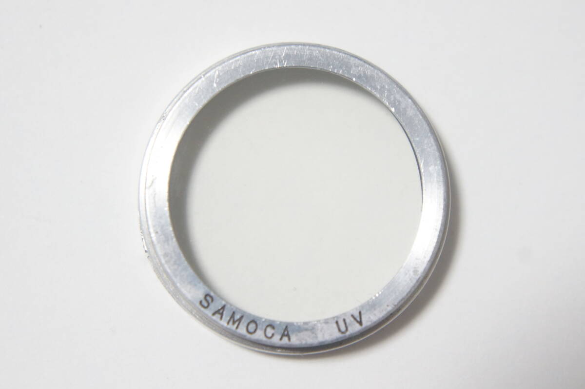 [内径28.5mm カブセ式] SAMOCA UV サモカ35用銀枠フィルター [F3045]_画像1